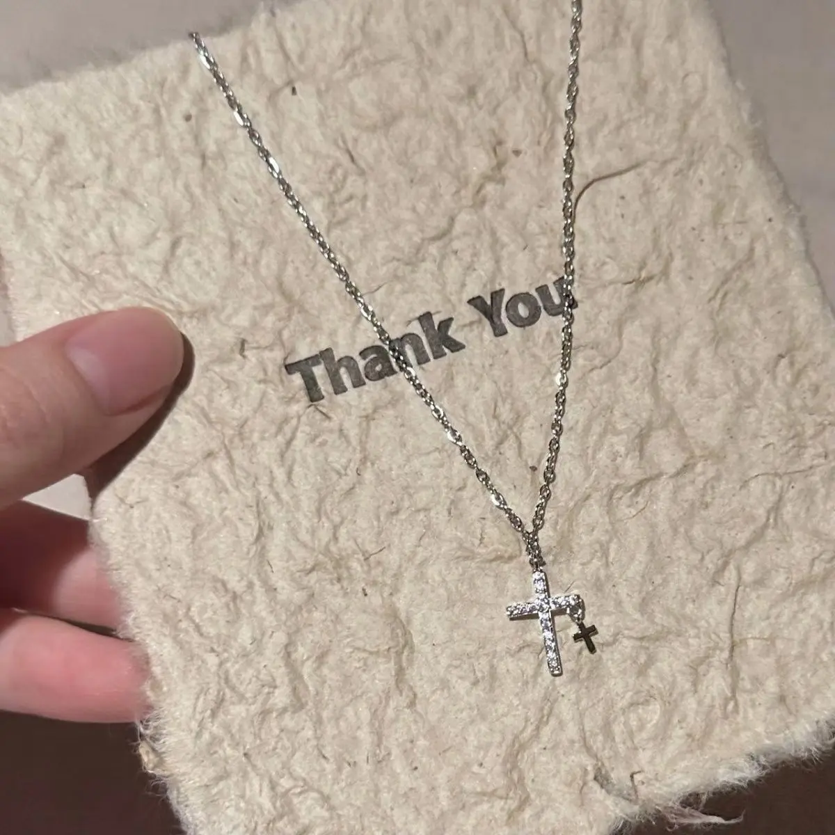 Vòng Cổ Chữ Thập Zircon Dây Chuyền Xương Đòn Kim Cương Giả Cô Gái Nóng Bỏng Độc Đáo Tinh Tế Sang Trọng Giá Cả Phải Chăng Cao Cấp Phong Cách Instagram Không Phai Màu Cho Nữ Quà Tặng
