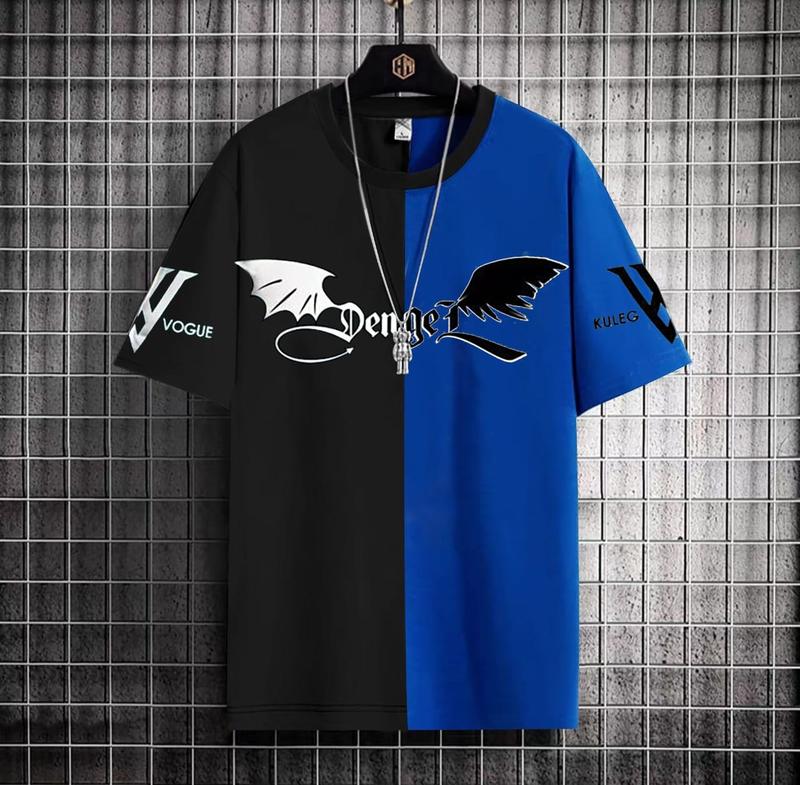 JAY-BAJU KAOS VOGUE LENGAN PENDEK-BAJU KAOS DISTRO MOTIF KOMBINASI KEREN-REAL PICT 5