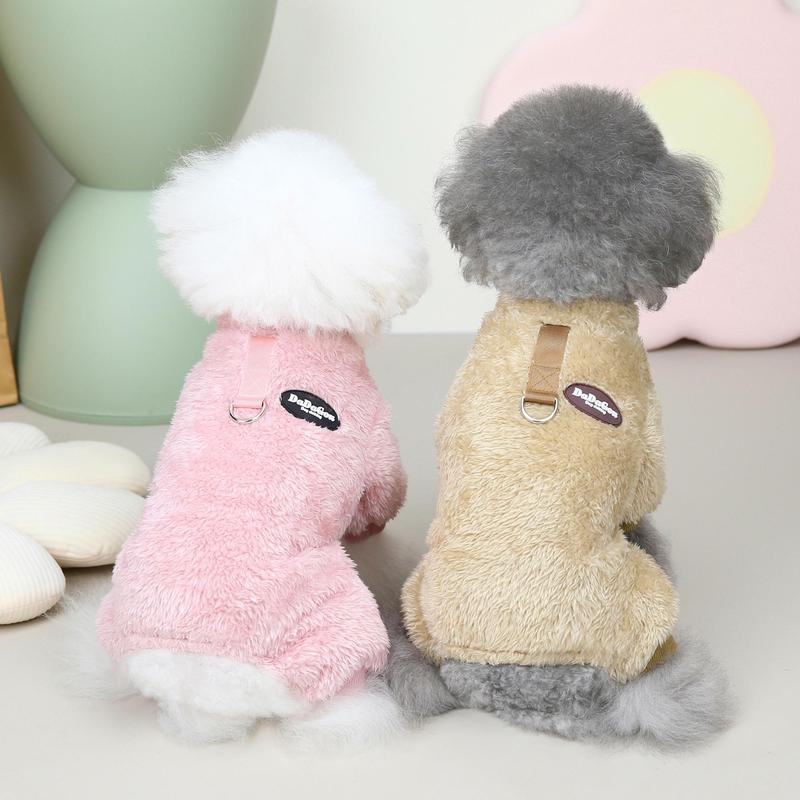 Product Introduction of Winter Warm Pet Cloth, Winter Warm Dog Jumpsuit, Cute Four Legged Plush Dog Coat, Pet Clothes for Small Medium Large Dogs, Dogs Outfit, Pet Products, Christmas, Christmas Gift, Maltipoo Dog Clothes, Stocking Fillers 7
