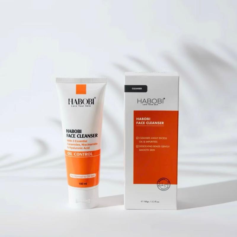 Sữa Rửa Mặt HABOBI Làm Sạch Da Mặt Lấy Đi Bụi Bẩn Dưỡng Trắng Da 100ml 4