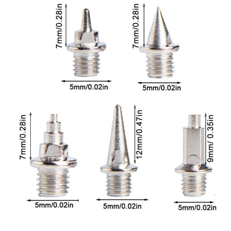 Product Introduction of 20pcs Track Field Shoe Spikes Running Shoe Nails Enhanced Grip Sports Accessories Pyramid X4R5 21