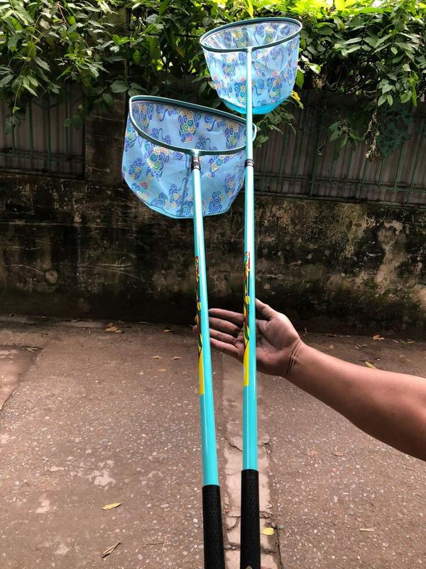 Vợt Cá Carbon Câu Đài Vành Tròn 40cm Bắt Cá Fishing Đi Câu Câu Cá Đi Câu Câu Cá