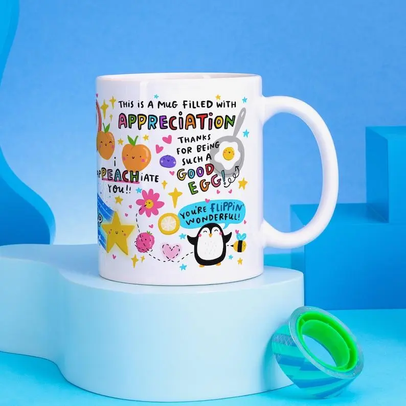 Mug Of Appreciation - This Is A Mug Filled With Appreciation , Funny Thank You Gift 1