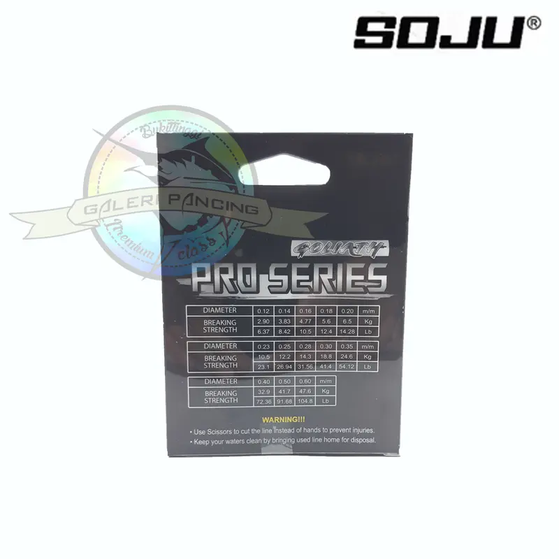Senar Pancing Soju Goliath Pro Series 150 Meter Tahan dan Anti Keriting 1