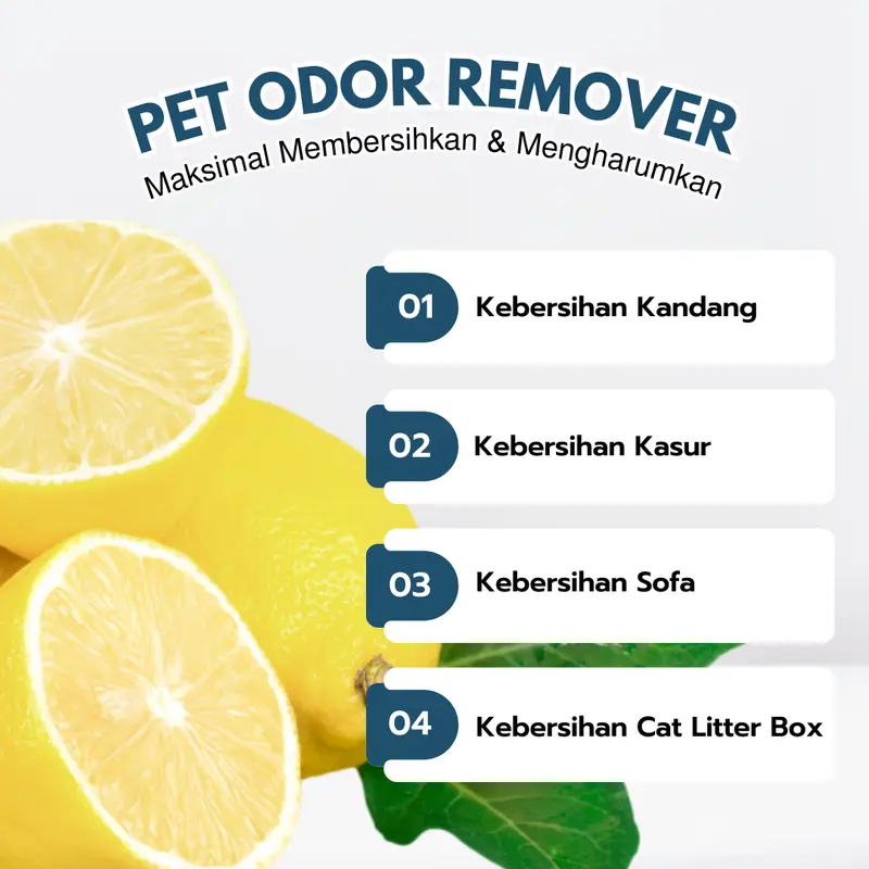 Penghilang Bau Kotoran Kucing Anjing Disinfectant Spray 500ml 3