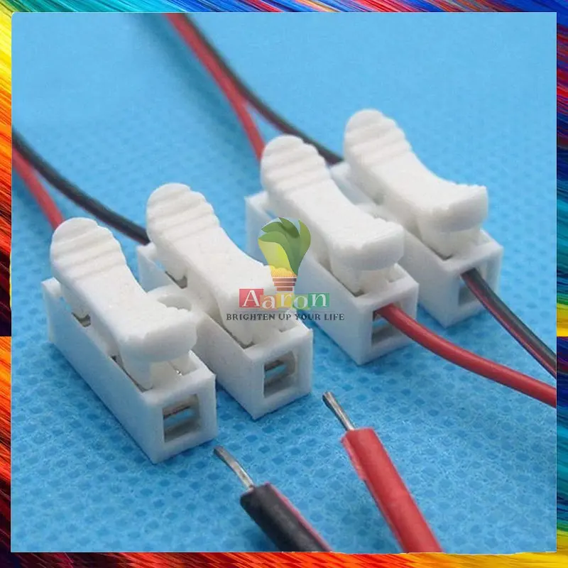 (1 Pcs)2 Pins/3 Pins Eletrical Cable Connector LED Strip Aaron Shop