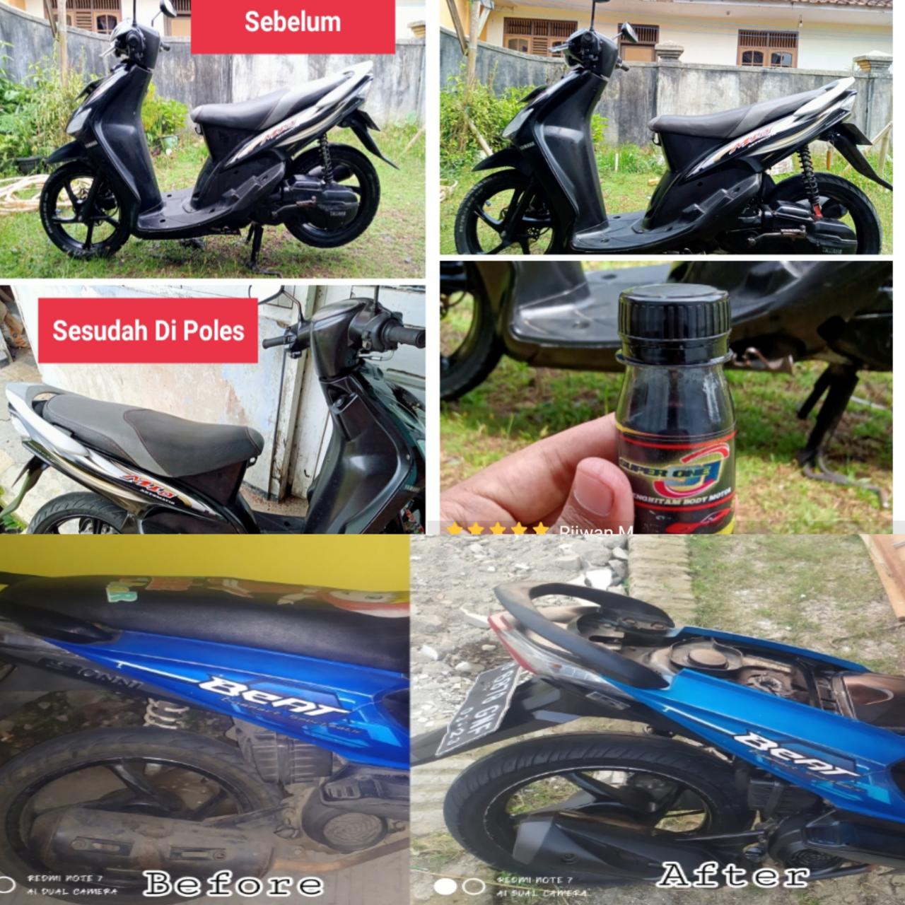 PENGHITAM BODY MOTOR PERMANEN  PENGHITAM BODY KASAR MOTOR 0RIGINAL 30 ML