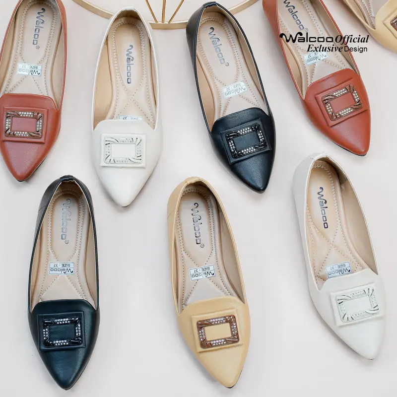 WALCOO TREEX Sepatu Flatshoes Wanita Formal dan Kasual 4