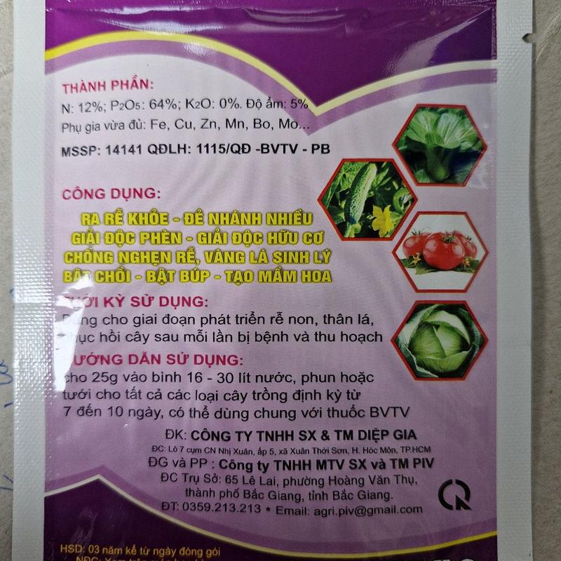 Siêu lân tím 12 - 64 - 0 siêu ra rễ, đẻ nhánh, bật chồi, bật búp 4