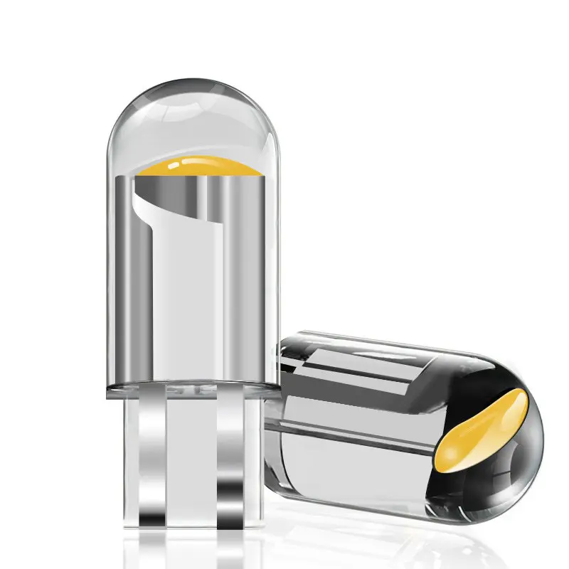 Đèn demi xi nhan đúc pha lê nhiều màu chân T10 cho xe máy ô tô xe điện lắp zin (Bộ 2 bóng) - GD23 5
