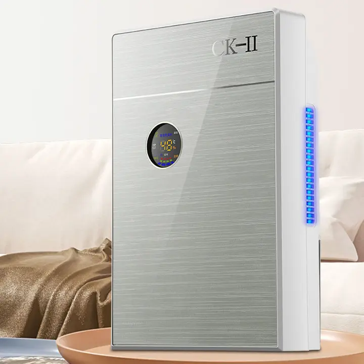 Máy hút ẩm, Máy hút ẩm gia đình CK-II có màn hình hiển thị LCD cài đặt độ ẩm mong muốn