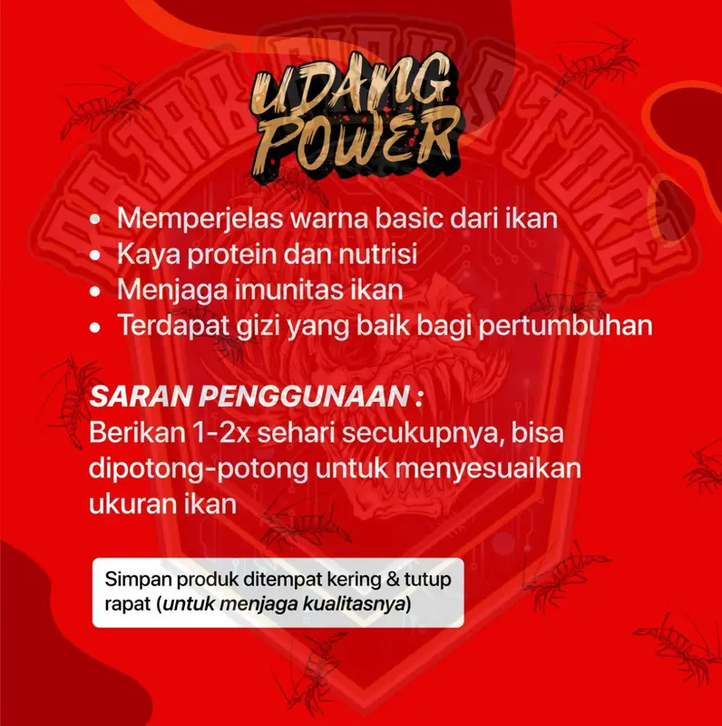 udang kering red power kualitas premium 2
