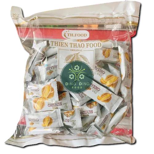 Bánh Xốp Giòn Sữa Chua Vị Sầu Riêng 500g Suveno Thiên Thảo Globe Food Thức Ăn Cake Snack Ăn Vặt Bánh Quy