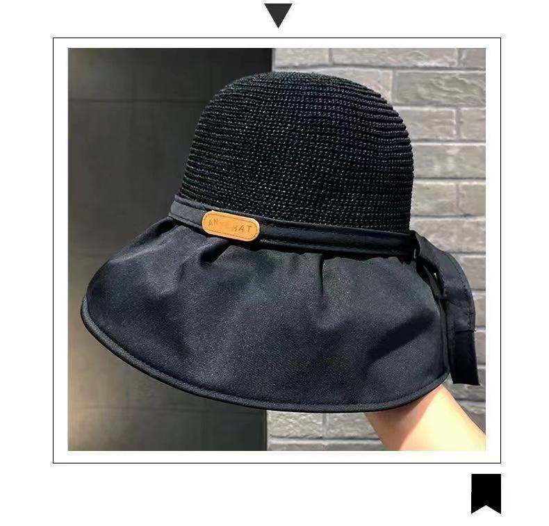 Product Introduction of Big Brim Cover Face Fisherman Hat Female Summer Sun Hat Korean Style Versatile Outdoor Travel Sun Hat 0