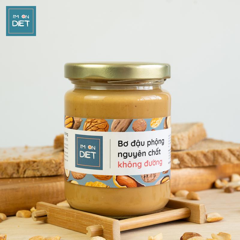 Bơ Đậu Phộng Không Đường (Bơ Lạc) Nguyên Chất - Im On Diet
