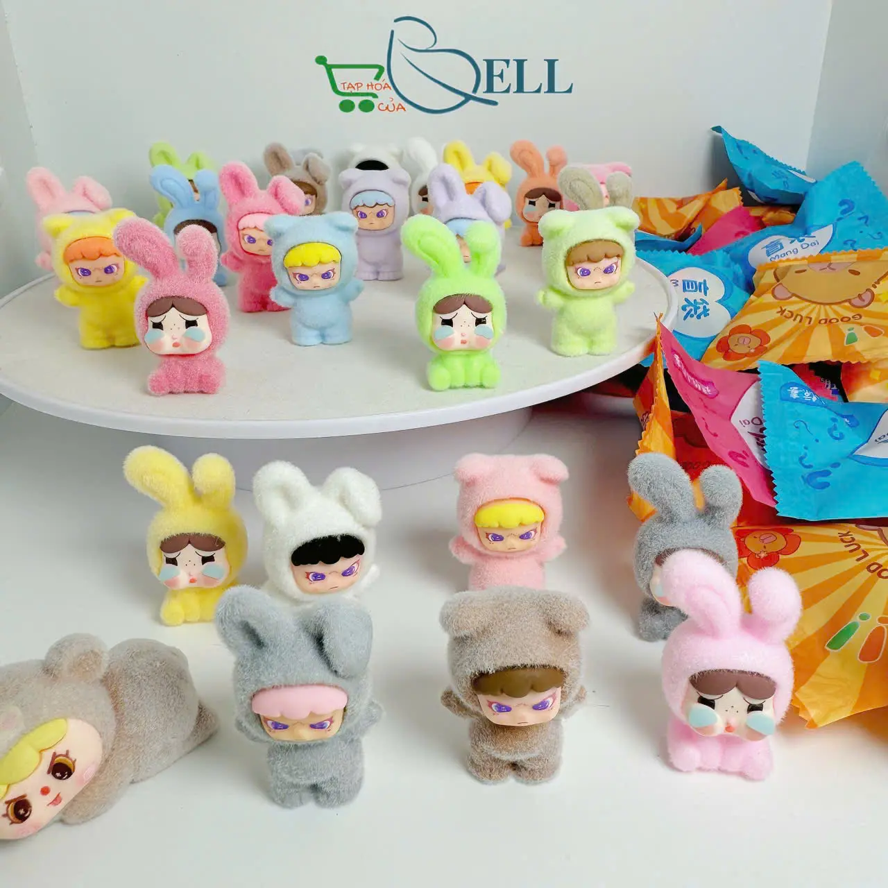 COMBO 5-10 Túi Mù may mắn búp bê Crybabe, Big Cousin, Bean Toy Mini loại đẹp dễ thương, đồ chơi nhà búp bê, Thú Nhồi Bông, quà tặng phụ kiện Hot Trend