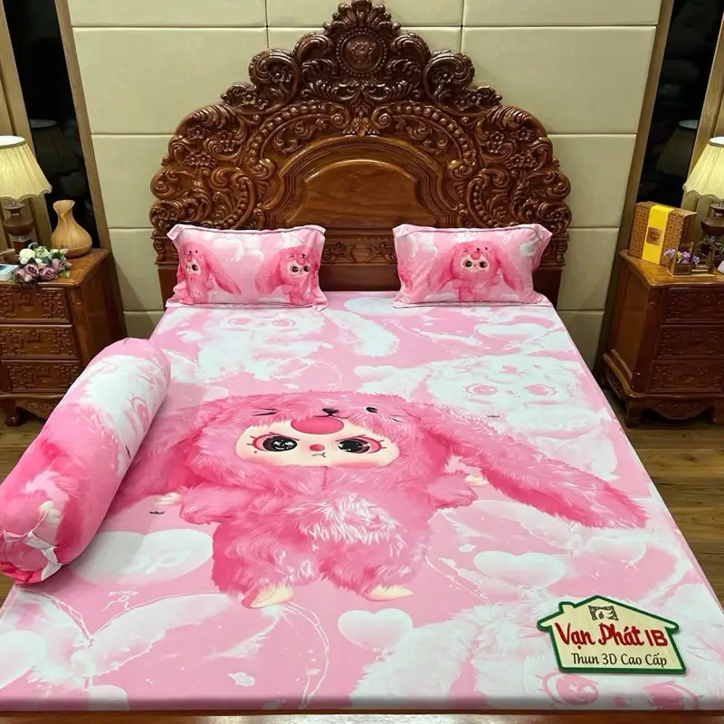 LABUBU BỘ GA ÔM CÓ KHOÁ KÉO NHIỀU MẪU
