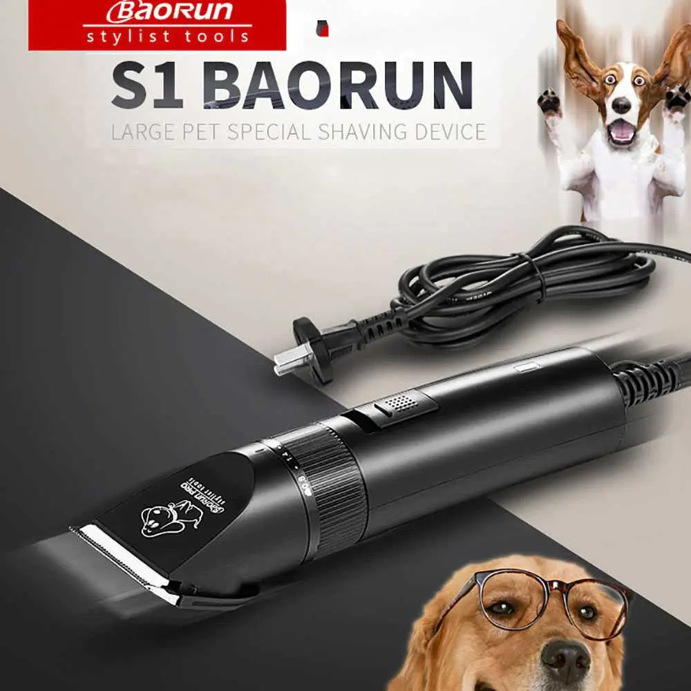BaoRun PRO Alat Cukur Bulu Binatang Electric Pet Dog Hair Clipper - S1