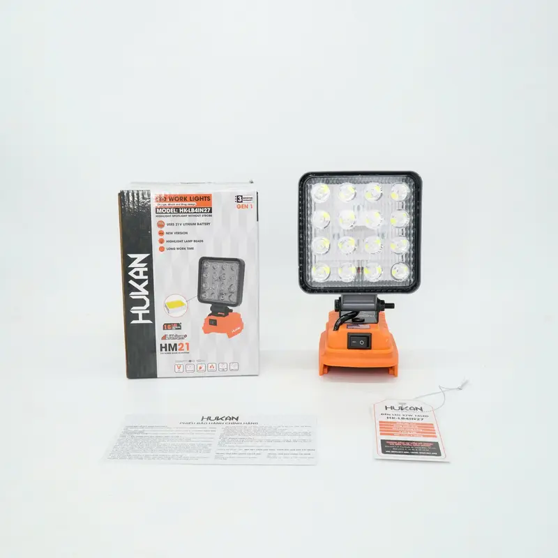 Thân đèn 16 bóng - 27w và đèn 30 bóng -48w  led dùng pin HUKAN sử dụng chân pin phổ thông 0