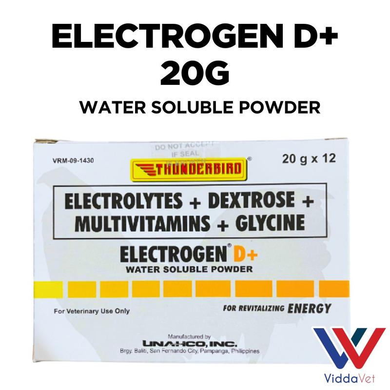 12pcs Electrogen D+ powder vitamins for animals - TikTok Shop Philippines