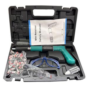 Concrete Nail Tool Kit, 5 Speed Adjustable Manual Steel Nail Tool with Nails, Wall Fastening Tool, Portable Nail Shooting Machine, Heavy Duty, Hardware