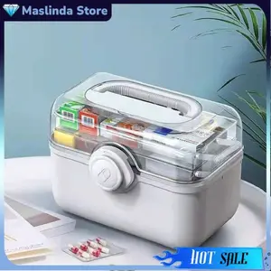 Kotak Obat Keluarga Multi Layer Medicine Box - HM1