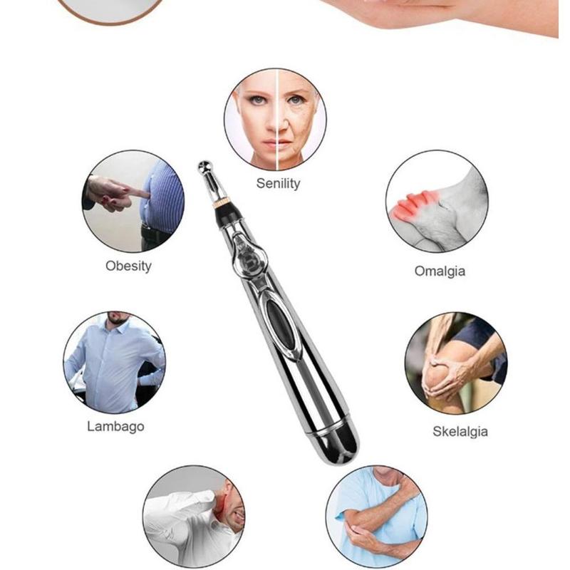 BÚT DÒ HUYỆT CHÂM CỨU TRỊ LIỆU XUNG ĐIỆN DF-618  Giải Quyết Ngay Các Cơn Đau Trên Toàn Cơ Thể , MÁY MASSAGE CHÂM CỨU BẤM HUYỆT 5