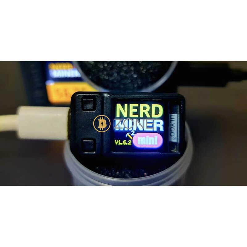 Product Introduction of Bitcoin NerdMiner V2.0 Hashrate 56Kh s With Shell BTC Crypto Solo Lottery Nerd Miner Mini 6