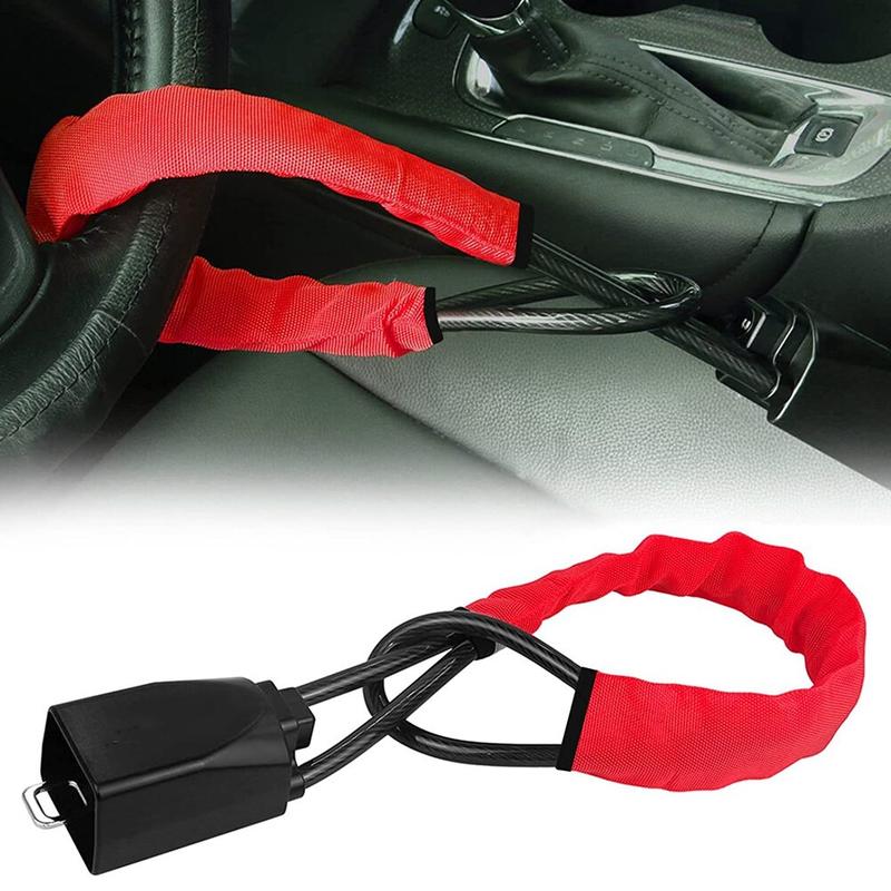 Khóa Vô Lăng, Thông Dụng, Chống Trộm, 24 giờ Vận Chuyển, Khóa Vô Lăng Ô Tô, Khóa An Toàn Chống Trộm, Thích Hợp Sử Dụng Trên Ô Tô, [Thanh Toán Khi Nhận Hàng] 6
