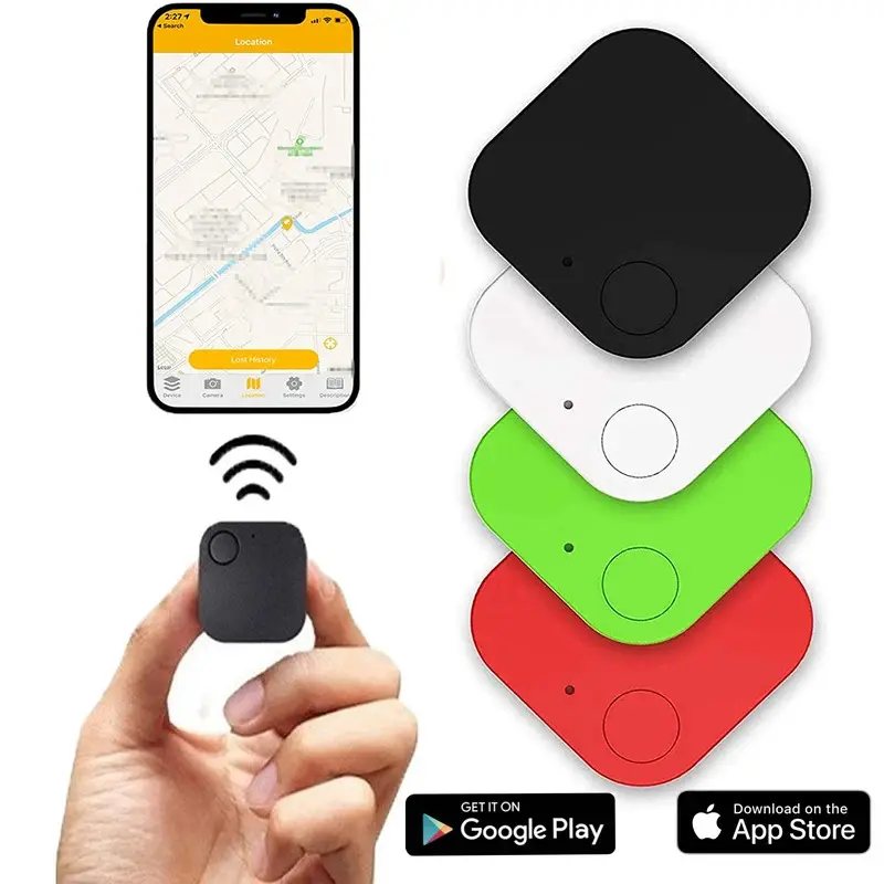 Peranti Penjejakan, Saiz Mini, Kunci Tag Udara, Pencari Kanak-kanak, Penjejak Haiwan Peliharaan, Penjejak Bluetooth Pintar, Sesuai untuk Kereta dan Kenderaan Haiwan Peliharaan, Penjejak Kehilangan