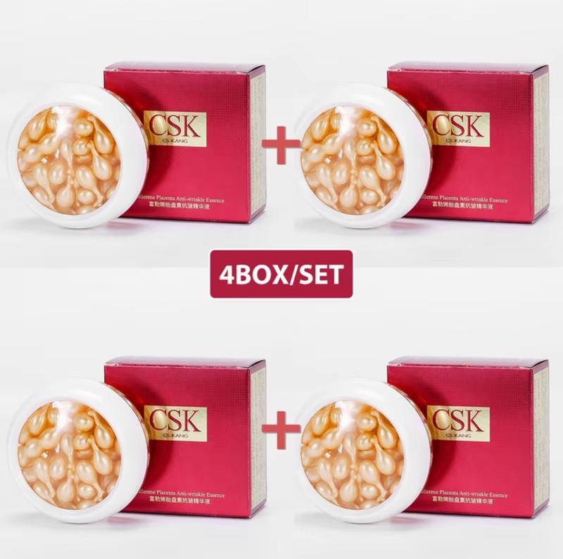 CSK 4 กล่อง / ชุด, เซรั่มบำรุงผิวหน้ารกแกะฟูเลอร์น แคปซูลเอสเซ้นส์บำรุง ...