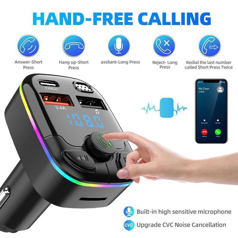 Product Introduction of Bộ sạc ô tô FM USB, G38, 12V-24V, giải trí rảnh tay, máy nghe nhạc MP3, M3B0 24