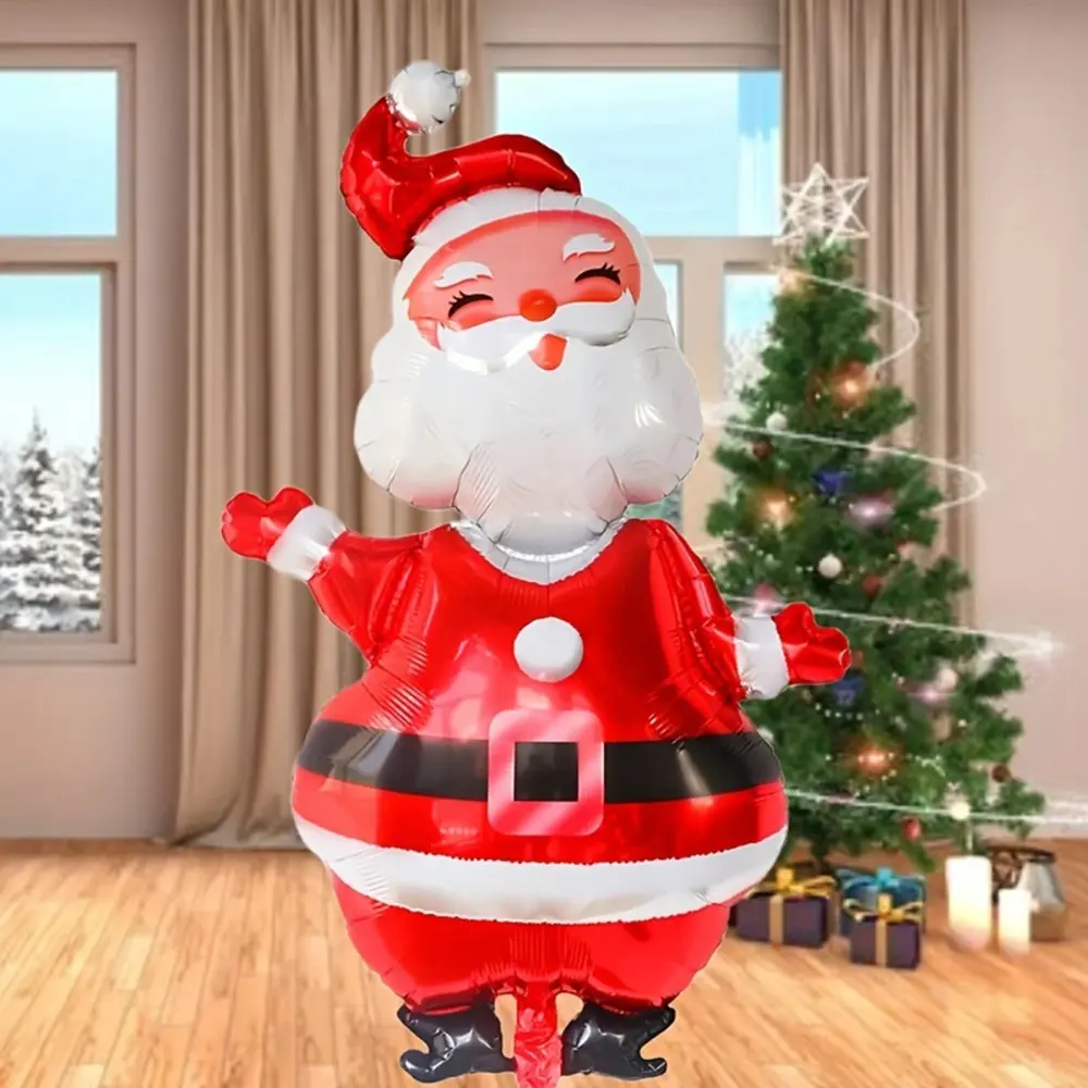 1/3pcs New 119cm Christmas Foil Balloons Large Xmas Party Ornaments Decorative Balloon Santa Claus Kid's Toys Standing Balloons Home New Year Party Supply