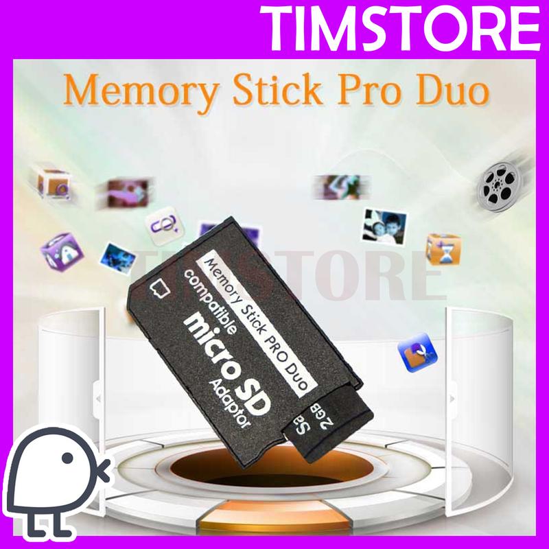 (ACC24) Micro SD SDHC TF to Memory Stick MS Pro Duo PSP Adapter ...