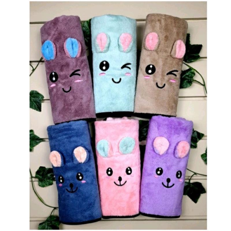 Mikrofiber!!! Handuk kuping mandi bayi, bahan lembut buat kulit si kecil Cewek Cowok Baru lahir Bayi Merah 2