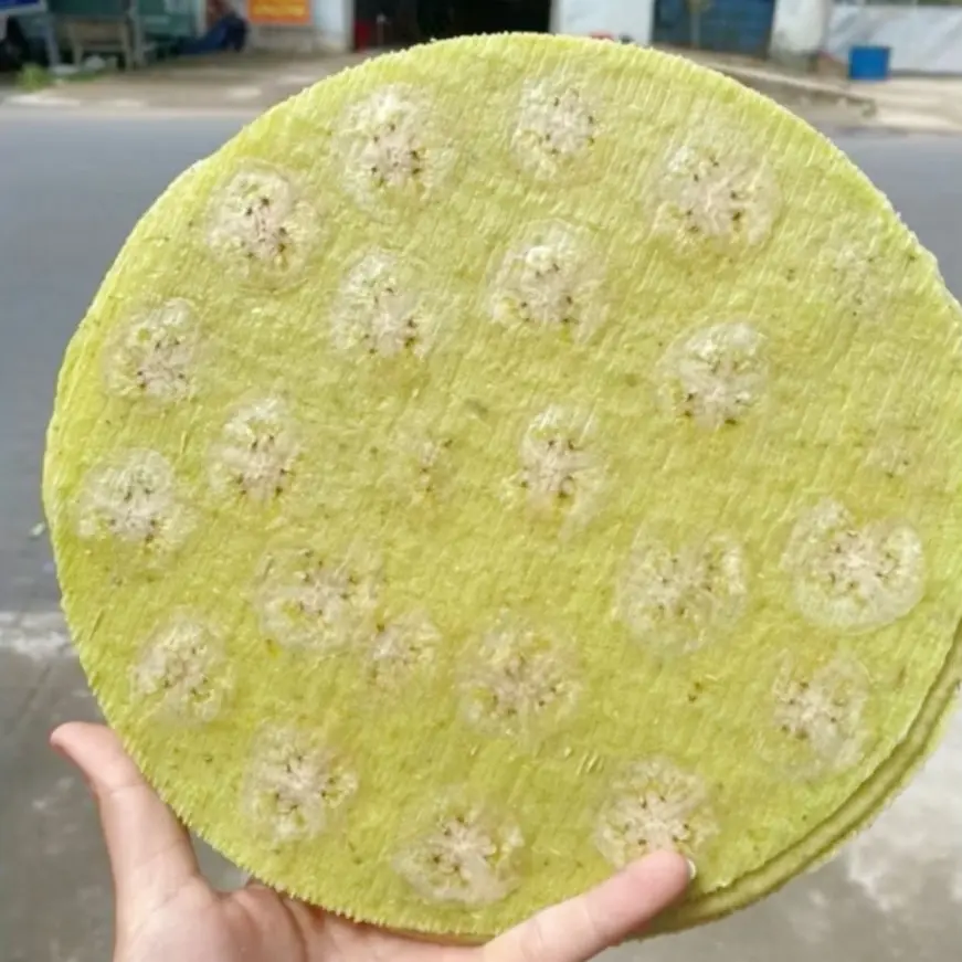 Bánh phồng chuối lá dứa chưa nướng