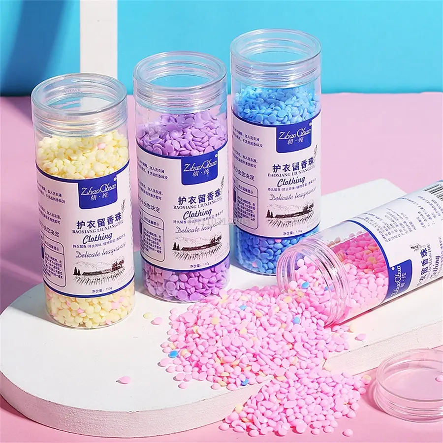 1pc Laundry Perfume Particles Clean Laundry Particles Add Fresh Aroma Water Soluble Aromatherapy Flexible Decomposition Fragrance Household Scented Detergent Cloth