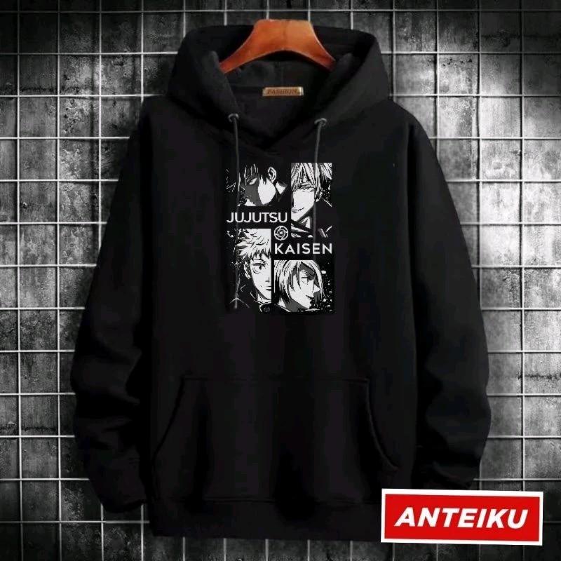 SWETER HOODIE SQUAD JUJUTSU KAISEN PRIA/WANITA ALL SIZE M-XXL 0