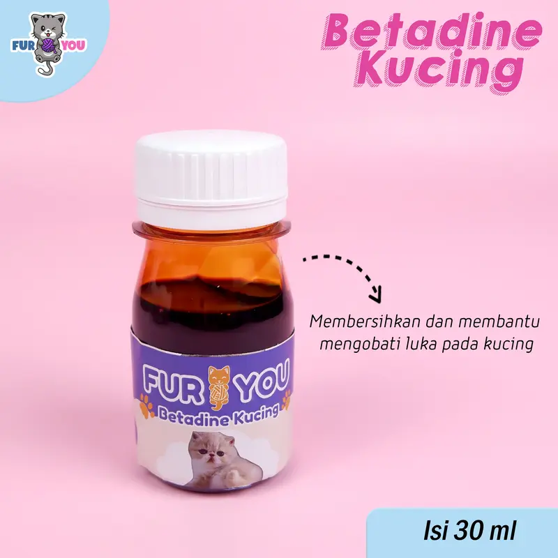 Betadine Kucing Pengobatan Luka Terbuka 1