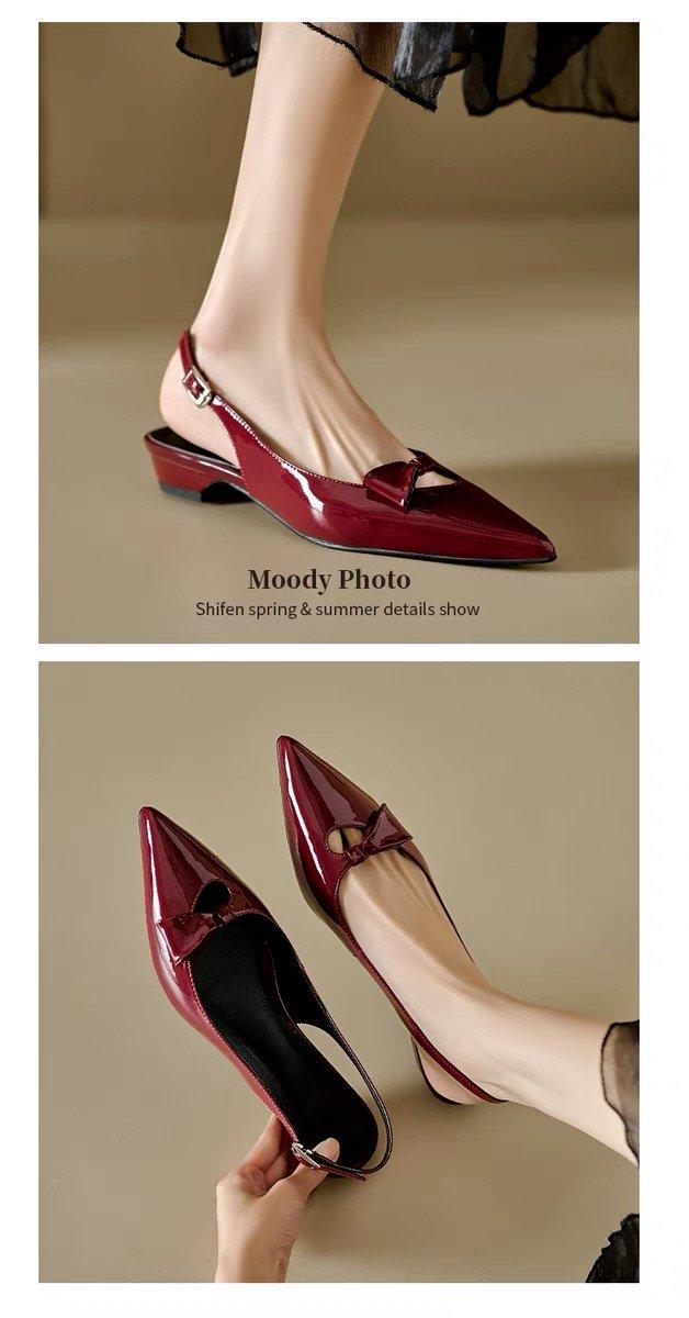 Product Introduction of Pointy heels for women Rubber buckle 20