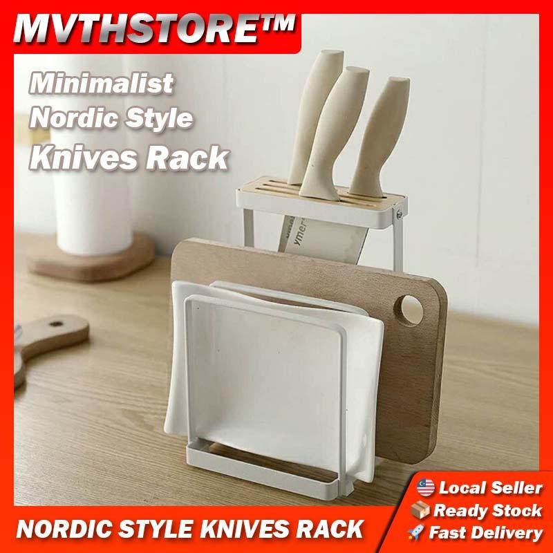 Minimalist Knives Rack, Kitchen Knife Rack For Knives and Chopping ...