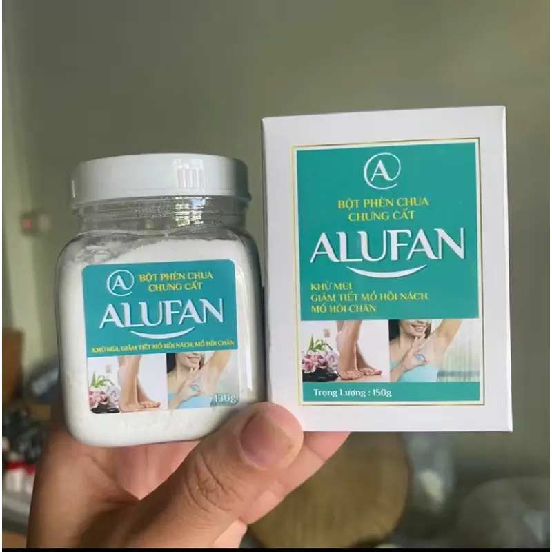Phèn chua chưng cất 150g khử mùi hôi chân hạn chế mùi hôi cơ thể
