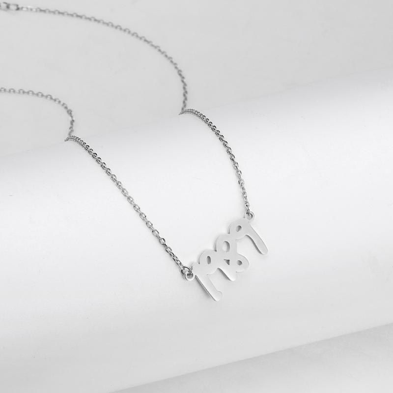 Product Introduction of Kalung Loket T, Barang Kemas Keluli Tahan Karat, Kalung Muzik, Niche Wanita 22