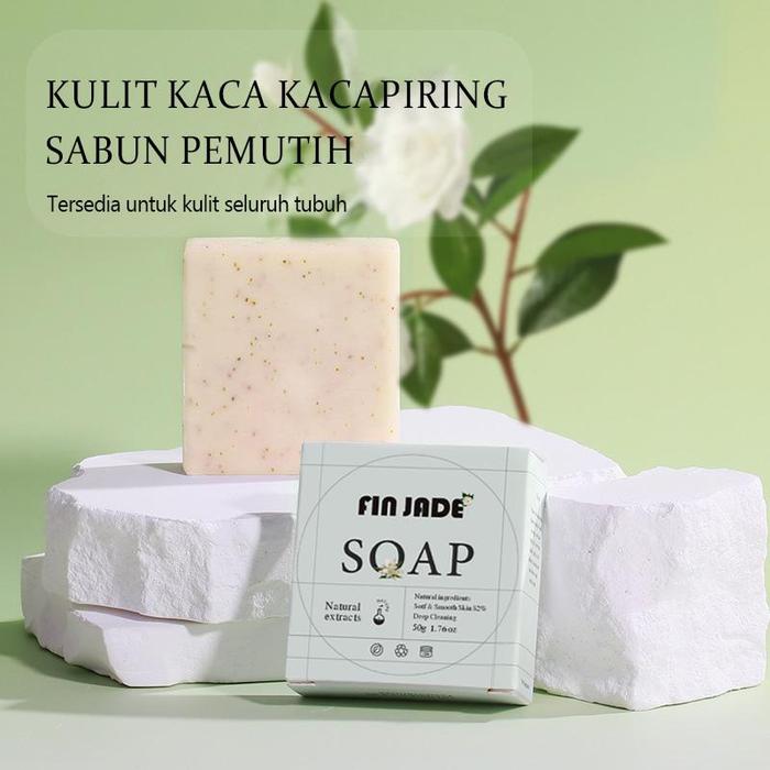 Promo FIN JADE White Diary Gluta Soap - Sabun Pencerah Kulit & Area Lipatan  | Glutathione, Alpha Arbutin, Kojic Acid - Soap di Sweetie-baby