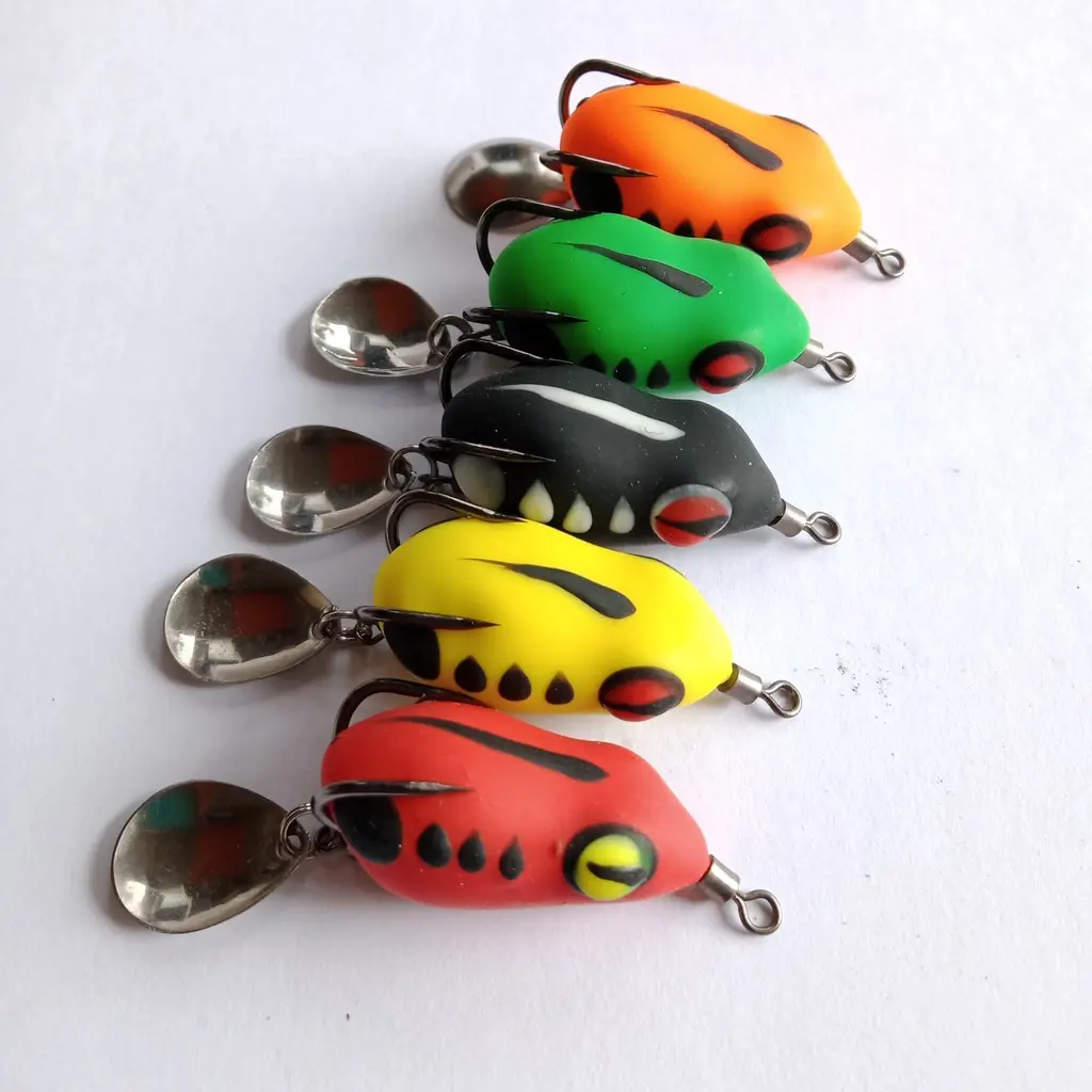 Umpan Gabus Toman Soffrog Doble Hook Kuat dan Tajam - Panjang 3,5cm Berat 4-5gram