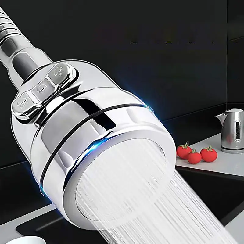 360 Degree Rotate Water Saving Tap Aerator Water Faucet Bubbler Filter Aerator Kitchen Faucet Reach Extender Household Faucet Tap Splash Filter bathroom 3