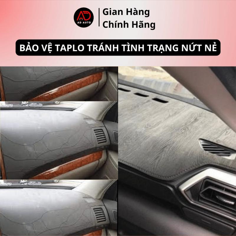 Thảm taplo HYUNDAI CRETA, thảm phủ taplo chất liệu da carbon, da lộn, nhung, da vân gỗ, da nỉ bảo vệ taplo, AD AUTO 2