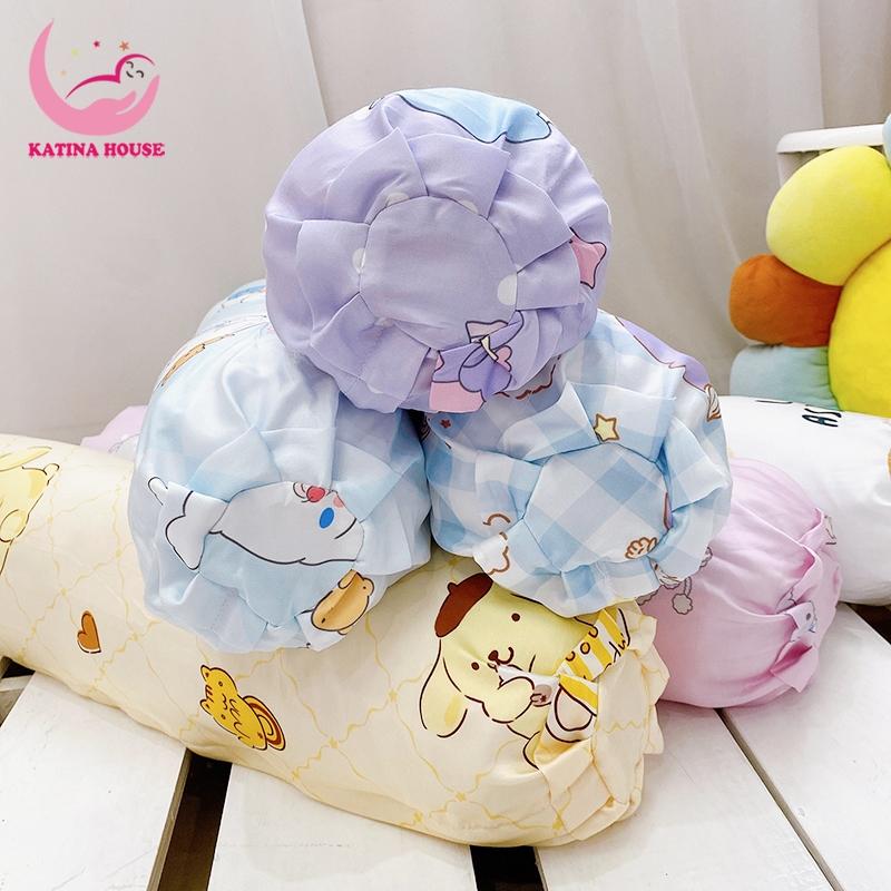 Gối ôm cho bé Katina House 60-80cm, tencel 60s gòn lông vũ nhân tạo mềm mại mát lạnh 7