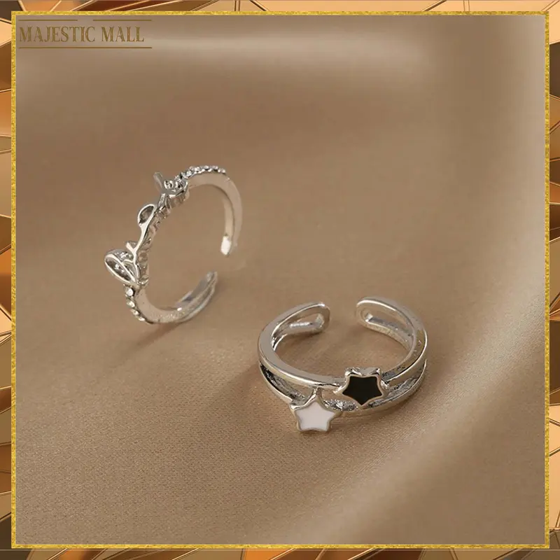 Cincin Set Motif Bintang Luck  Model Terbaru 1163 0