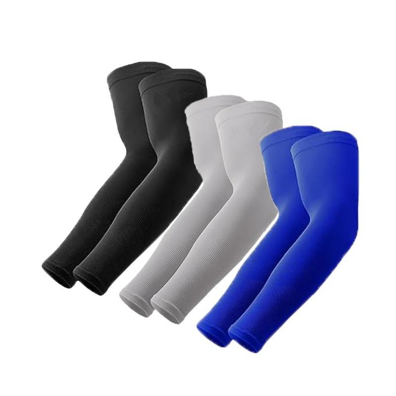 Cooling Arm Sleeves, 3 Pairs Sun Protection Cooling Arm Sleeves for Men & Women, Arm Sleeves for Outdoor Sports, Fishing, Golf 2
